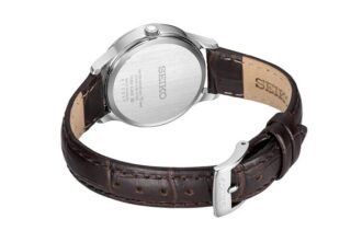 Relojes de cuarzo resistentes al agua, blancos/marrones