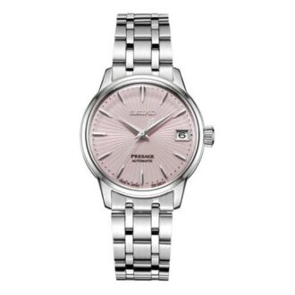 Resistente al agua Presage Serie 50 Crema Mecánico Rosa