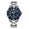 Seiko X PADI Eco Drive Plata/Azul