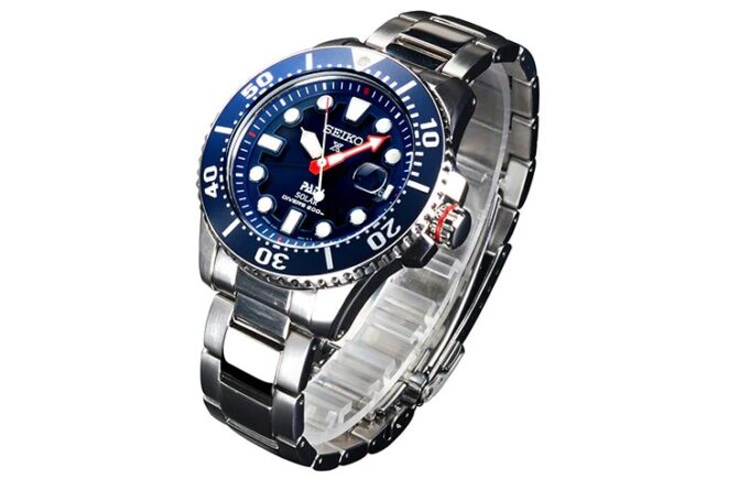 Seiko X PADI Eco Drive Plata/Azul