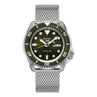 Serie 5, 100 metros de resistencia al agua / 5 Sports mecánico verde