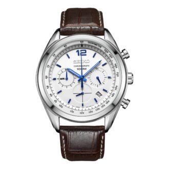 Serie Cronógrafo Blanco Azul
