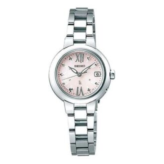 Serie Lukia Solor Wave Reloj pequeño minimalista Rosa Correa de acero