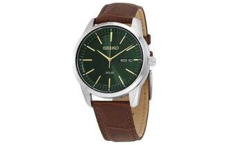 Serie para hombre con energía solar, color marrón