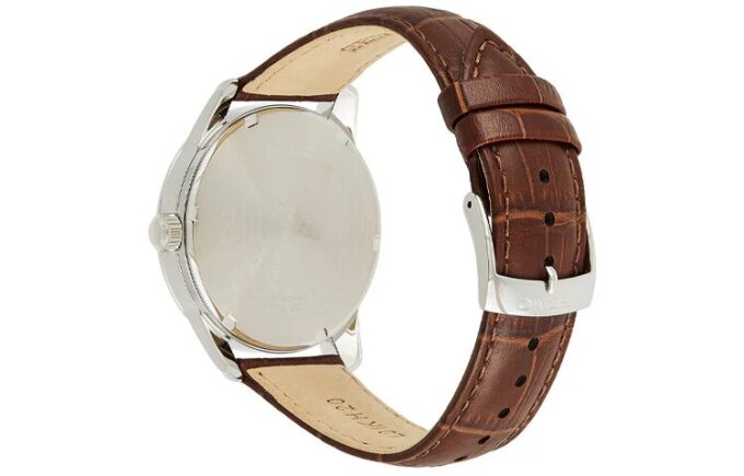 Serie para hombre con energía solar, color marrón