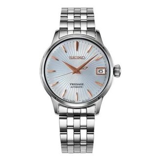 Serie Presage Automático Mecánico Plata/Blanco