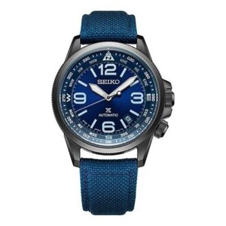 Serie Prospex Outdoor, reloj mecánico azul resistente al agua