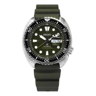 Serie PROSPEX Seiko Prospex Turtle 4R36 Reloj de pulsera 45 mm Verde